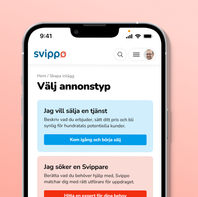 Välj hur du vill Svippa