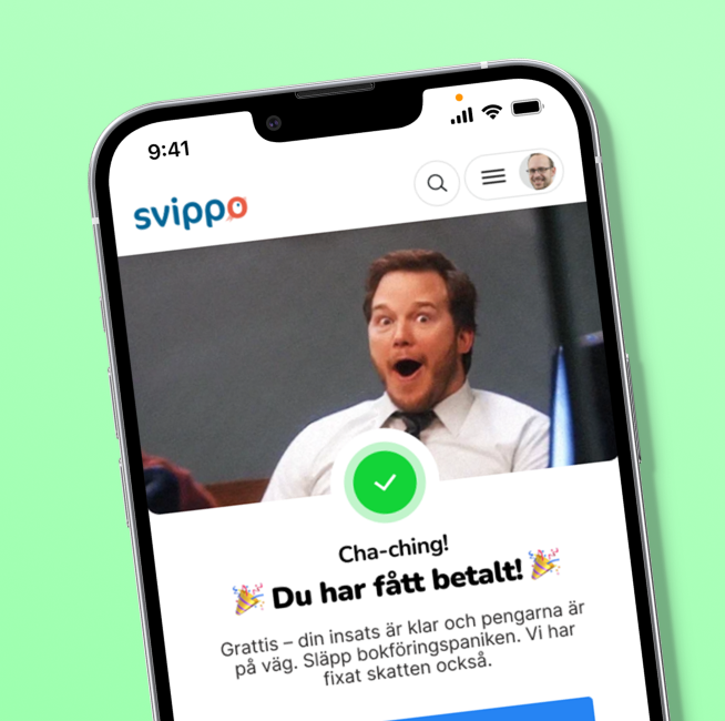 Sen rullar pengarna in